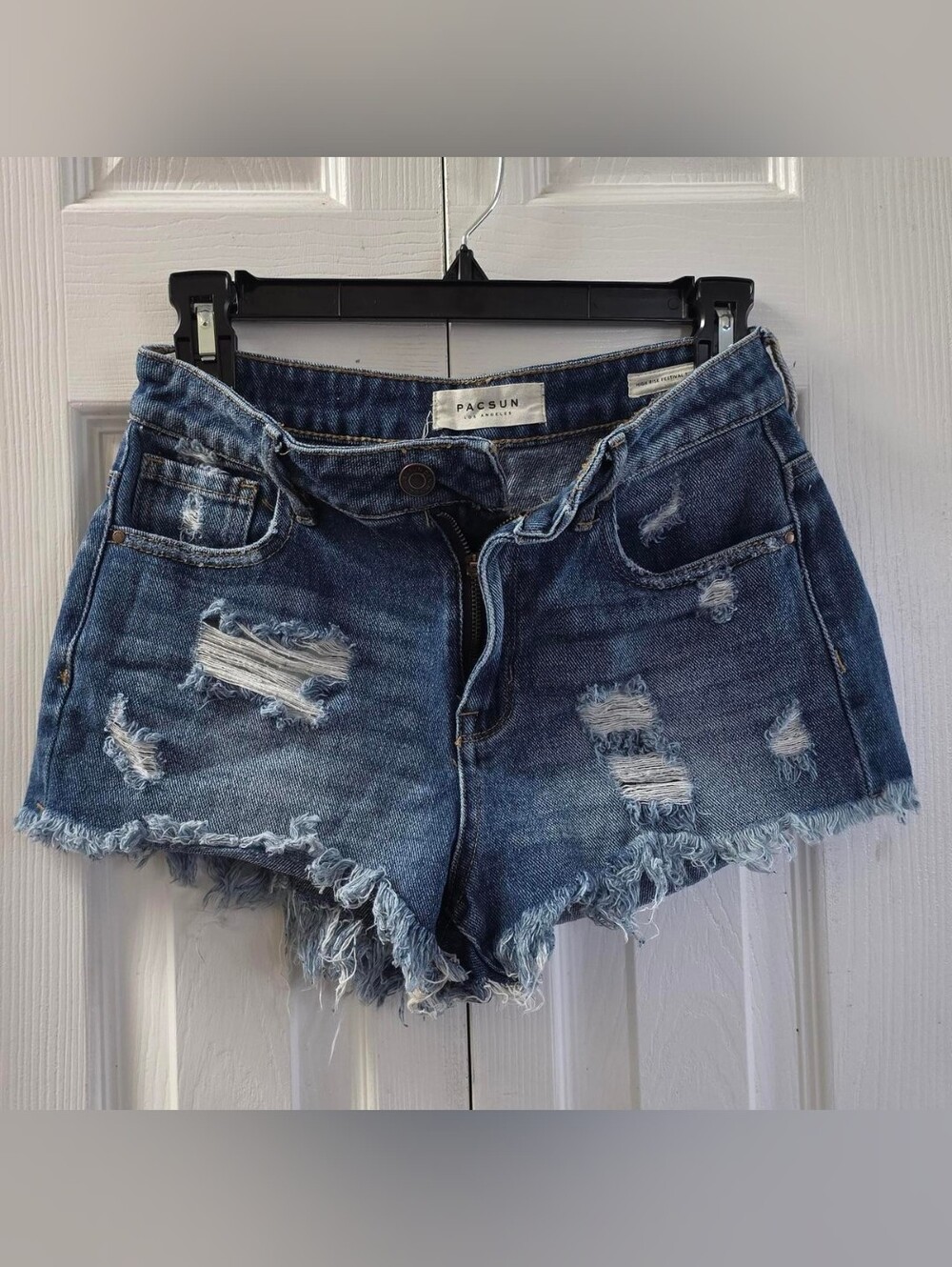 Pacsun Women’s Distressed Blue Denim Shorts